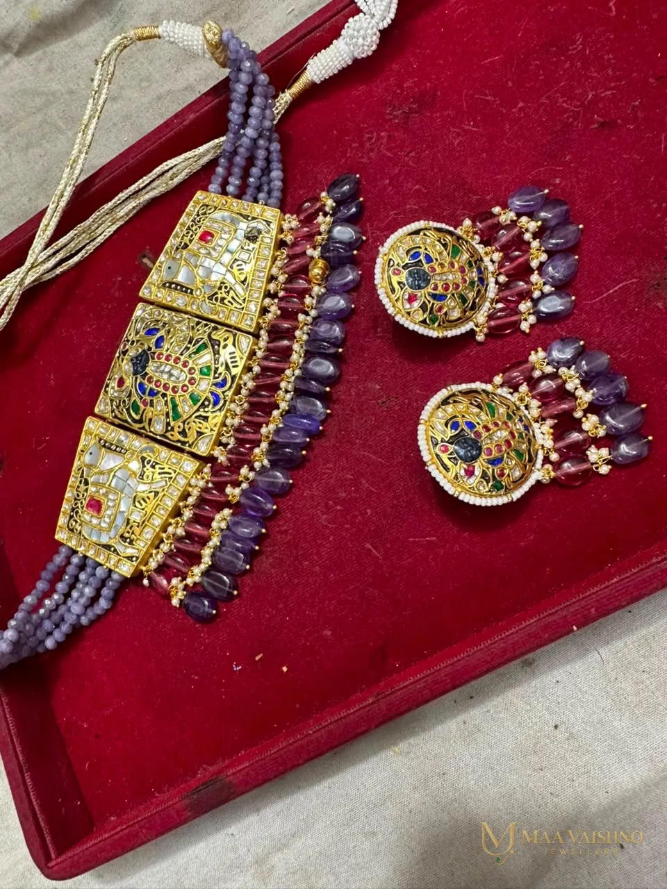 Shree Nath Ji Choker Set — detail view 3